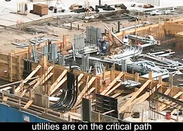 utilities drive the critical path